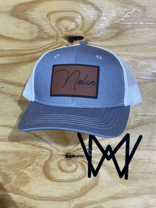 Custom Hat-Grey/White