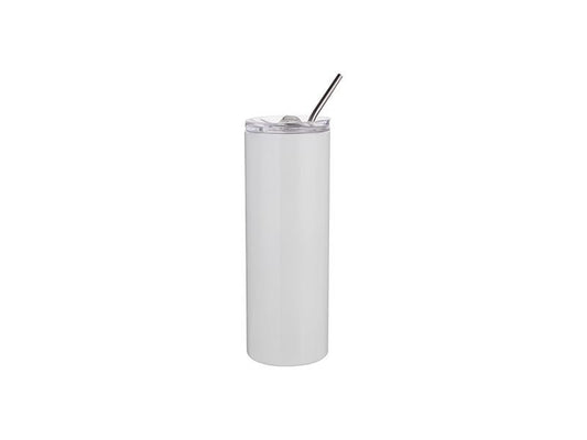 Straight Tumbler with Straw