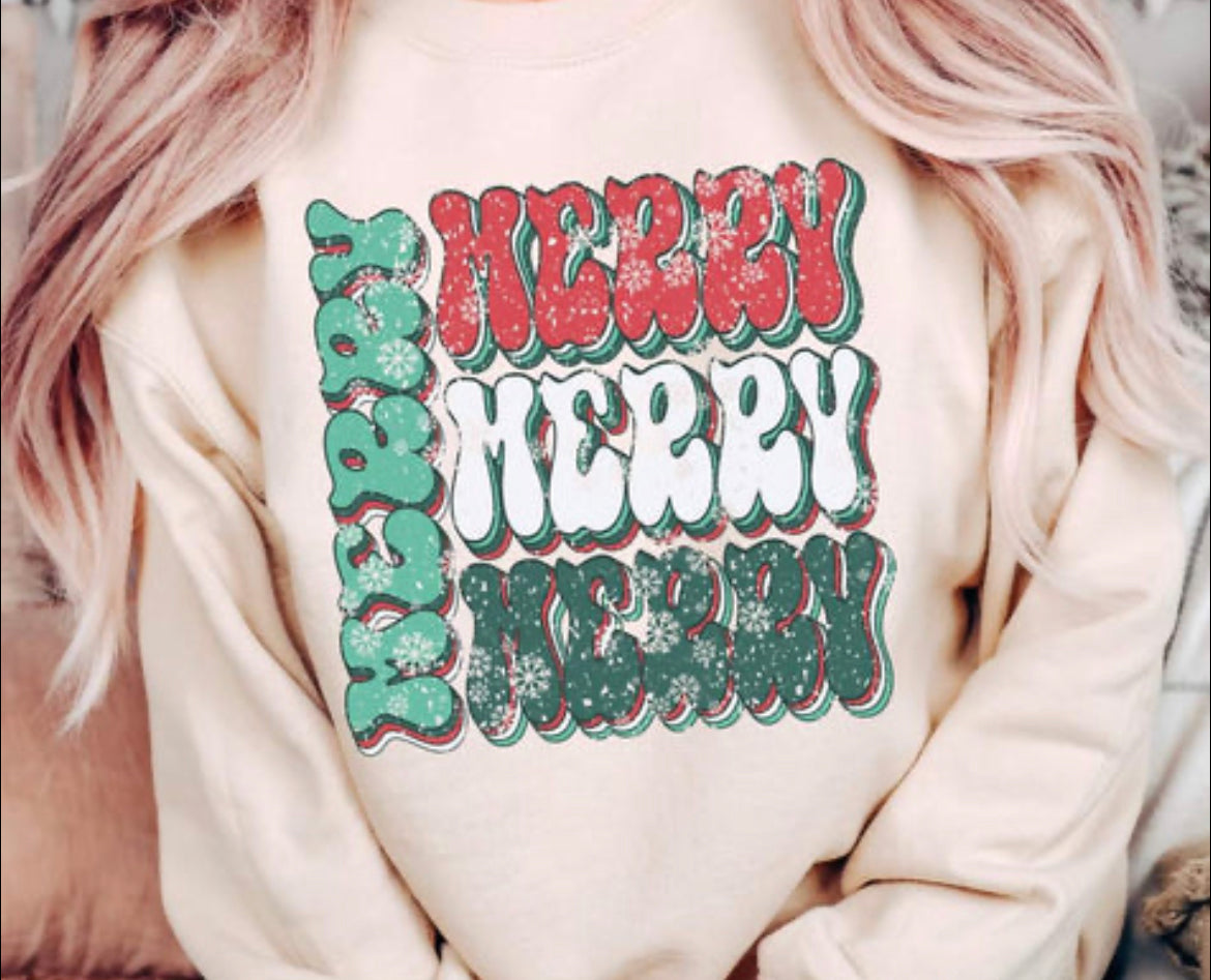 Merry, Merry, Merry, Merry-Long Sleeve